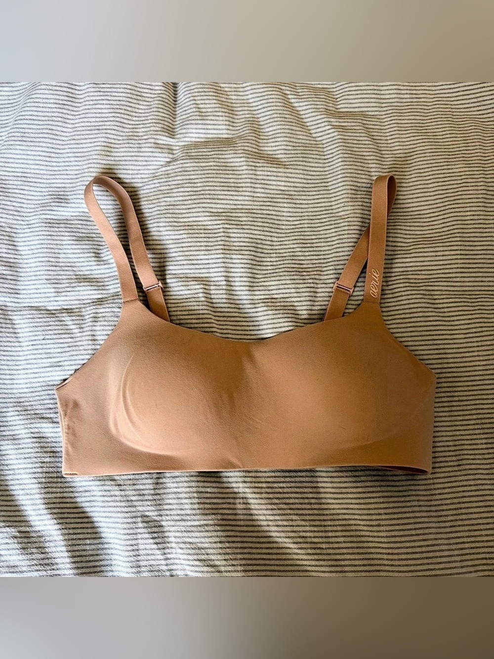Aerie Smoothez Full Coverage Lightly Lined Bra Pink XS